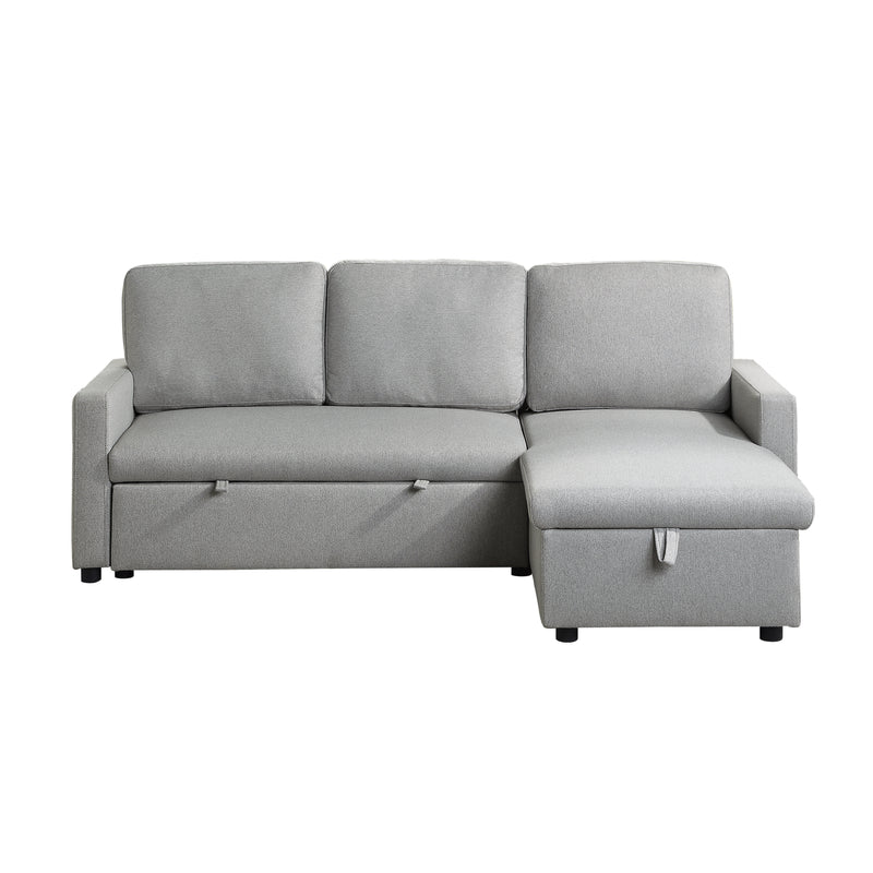 Brandolyn - (2)2-Piece Reversible Sectional with Pull-out Bed and Hidden Storage