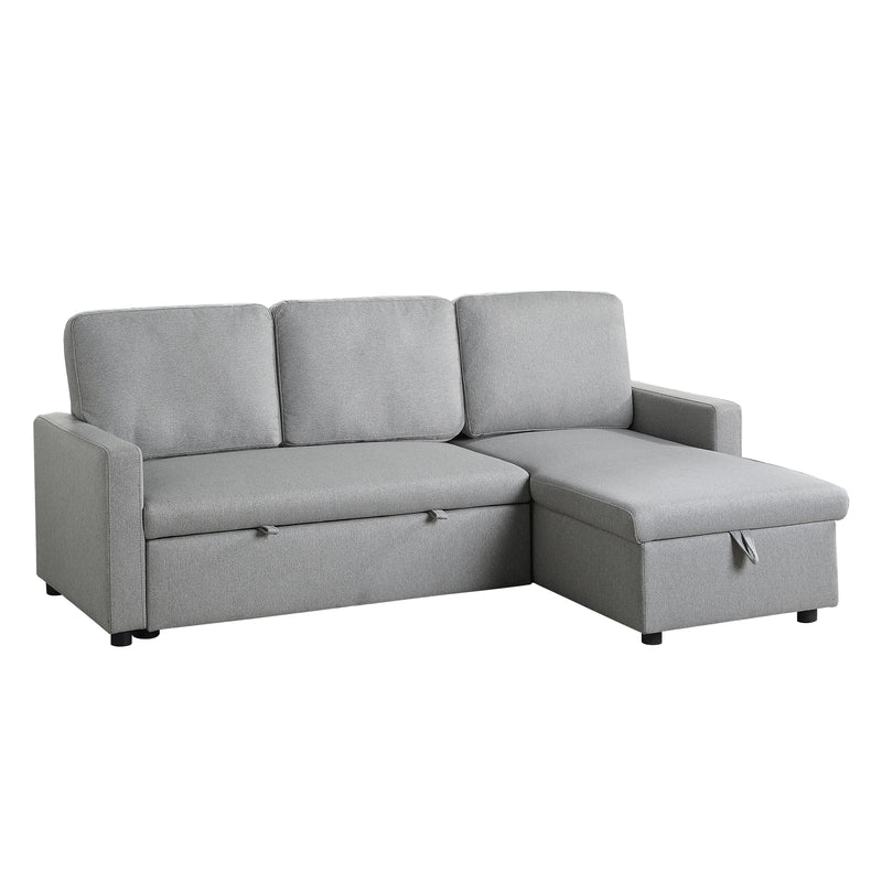 Brandolyn - (2)2-Piece Reversible Sectional with Pull-out Bed and Hidden Storage