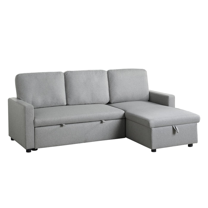 Brandolyn - (2)2-Piece Reversible Sectional with Pull-out Bed and Hidden Storage