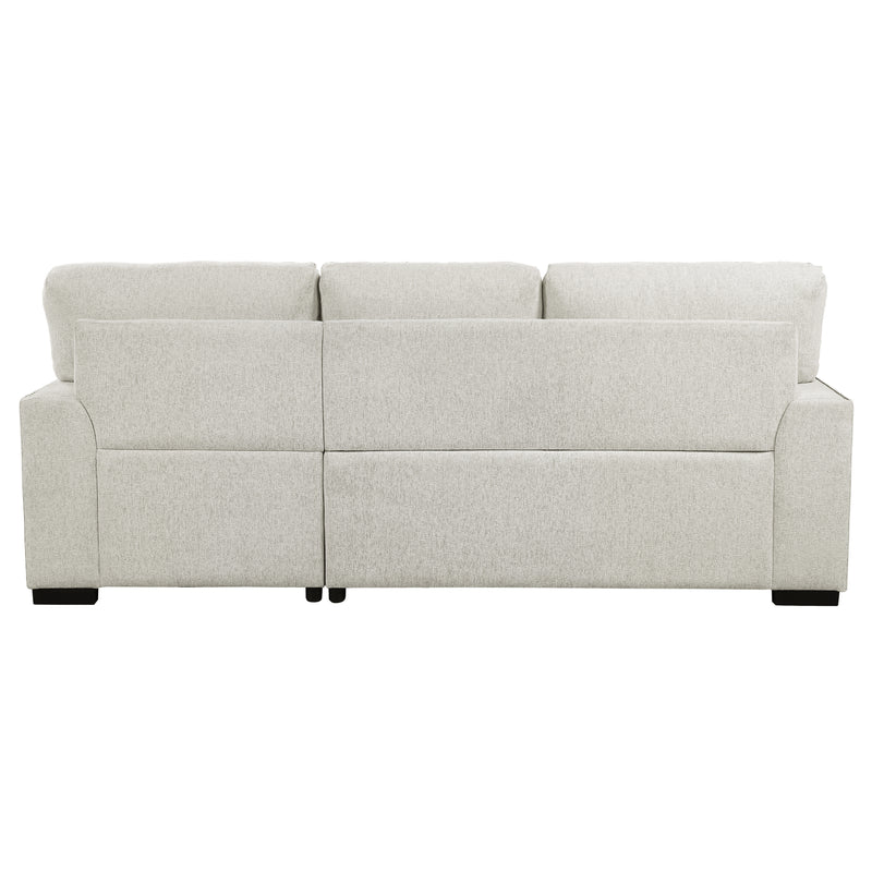 Morelia - (2)2-Piece Sectional with Pull-out Bed and Right Chaise with Hidden Storage