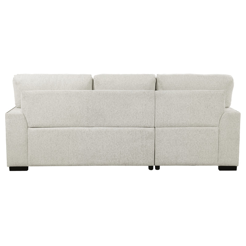 Morelia - (2)2-Piece Sectional with Pull-out Bed and Left Chaise with Hidden Storage