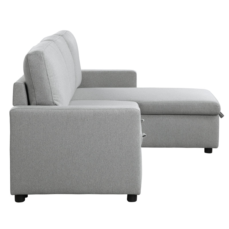 Brandolyn - (2)2-Piece Reversible Sectional with Pull-out Bed and Hidden Storage