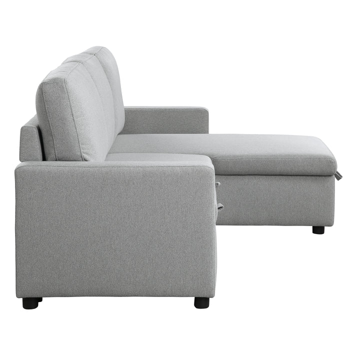 Brandolyn - (2)2-Piece Reversible Sectional with Pull-out Bed and Hidden Storage