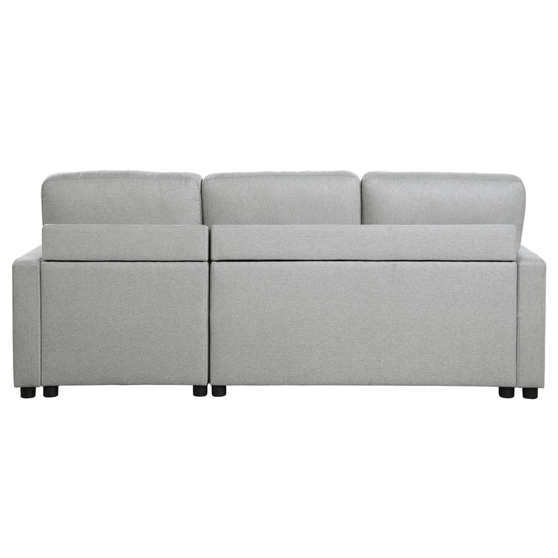 Brandolyn - (2)2-Piece Reversible Sectional with Pull-out Bed and Hidden Storage