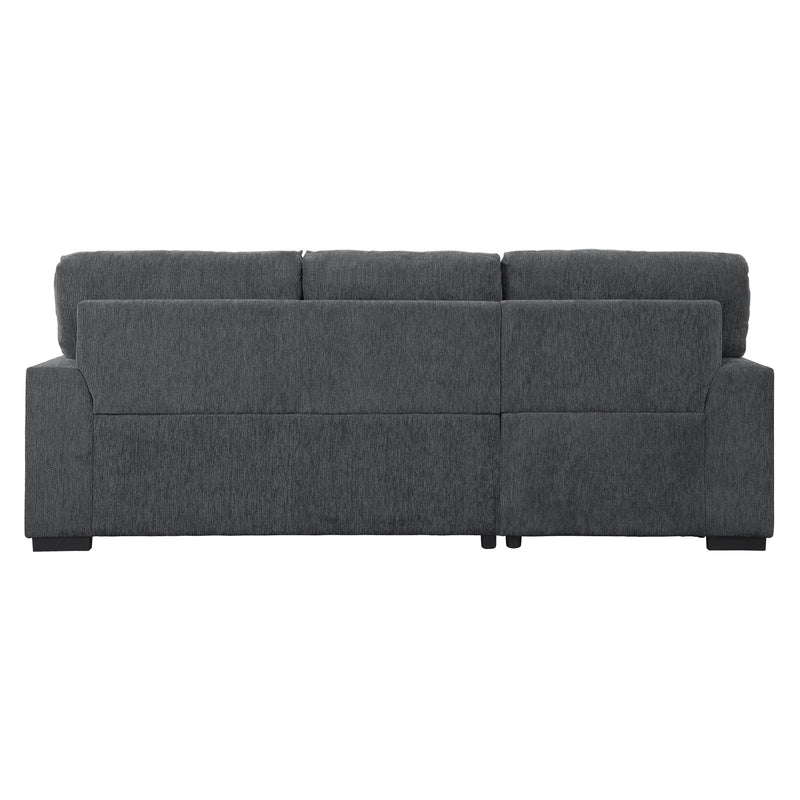 Morelia - (2)2-Piece Sectional with Pull-out Bed and Left Chaise with Hidden Storage