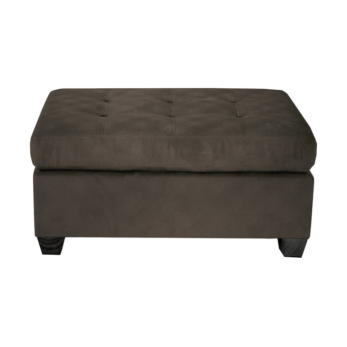 Emilio - (3)3-Piece Reversible Sectional with Ottoman