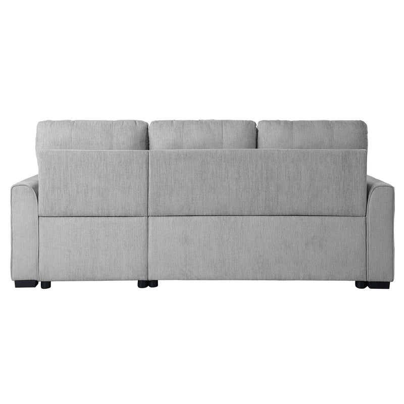 Carolina - (2)2-Piece Reversible Sectional with Pull-out Bed and Hidden Storage
