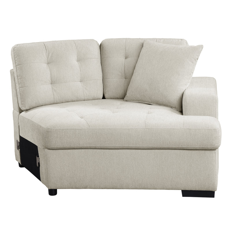 Logansport - (2)2-Piece Sectional with Pull-out Ottoman