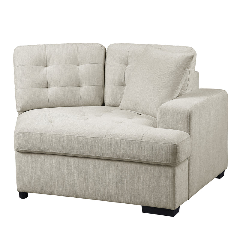 Logansport - (2)2-Piece Sectional with Pull-out Ottoman