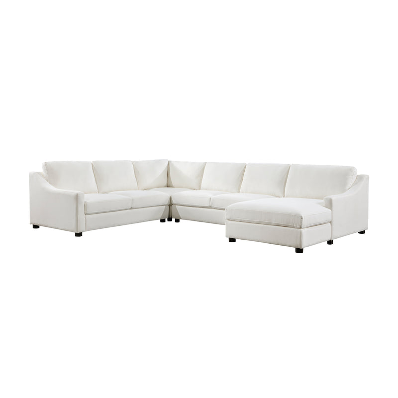 Zayden - (4)4-Piece Sectional with Right Chaise
