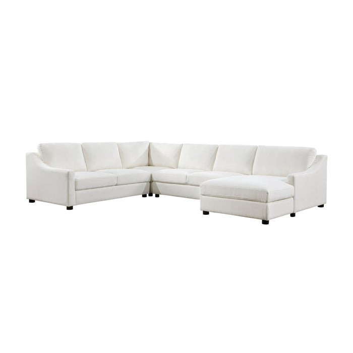 Zayden - (4)4-Piece Sectional with Right Chaise