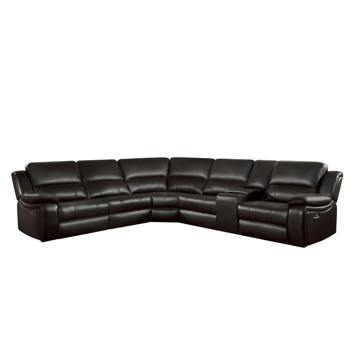 Falun - (6)6-Piece Modular Power Reclining Sectional