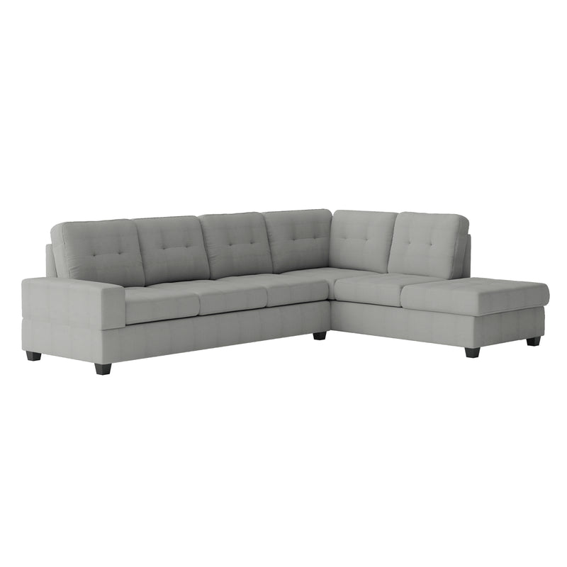 Maston - (2)2-Piece Reversible Sectional with Drop-Down Cup Holders