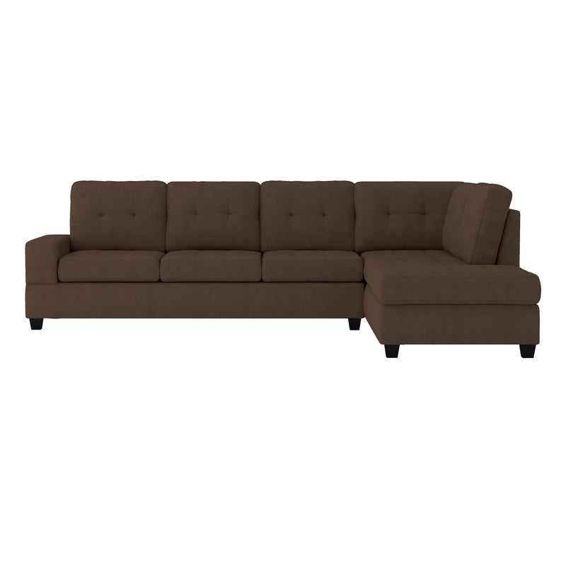 Maston - (2)2-Piece Reversible Sectional with Drop-Down Cup Holders