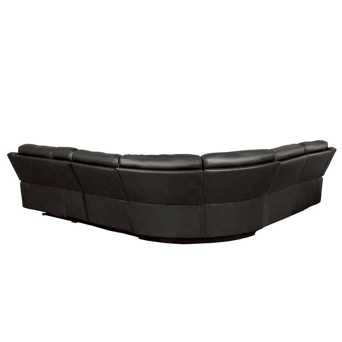 Falun - (6)6-Piece Modular Power Reclining Sectional