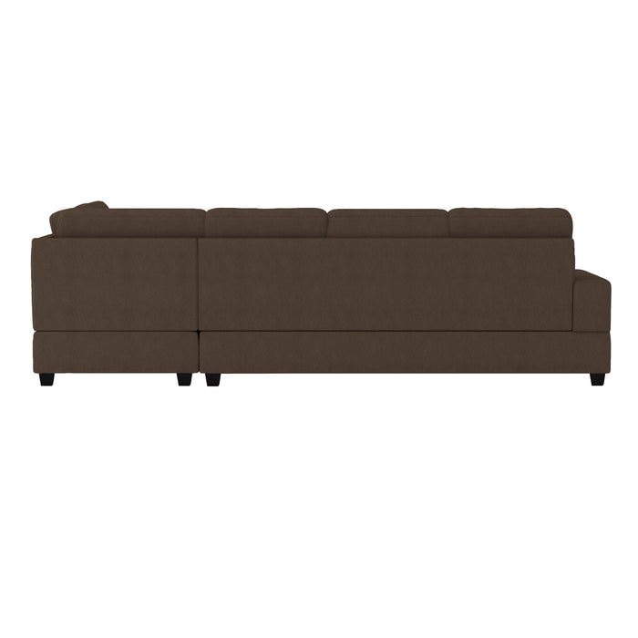 Maston - (2)2-Piece Reversible Sectional with Drop-Down Cup Holders