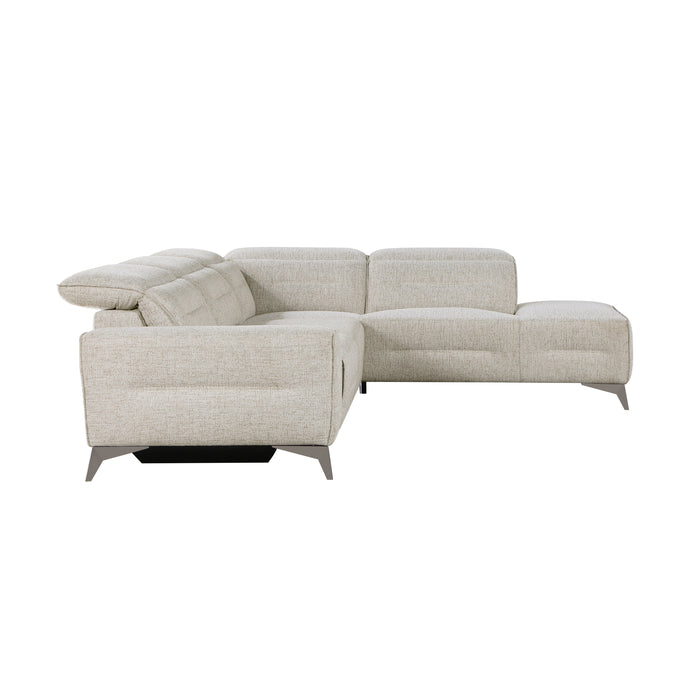 Adahlia - (2)2-Piece Power Reclining Sectional with Right Chaise
