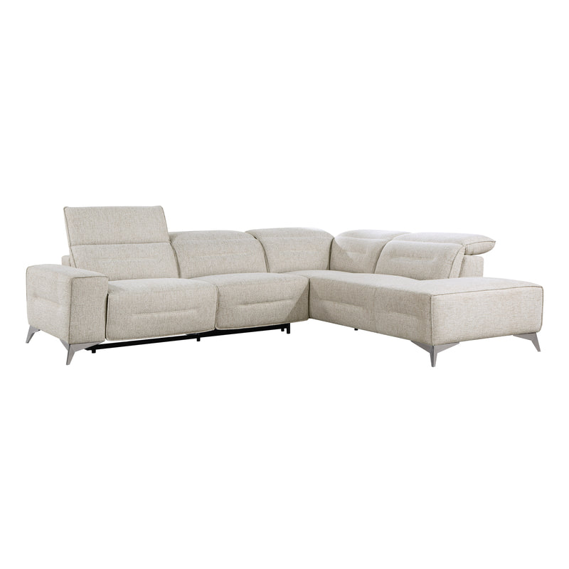 Adahlia - (2)2-Piece Power Reclining Sectional with Right Chaise