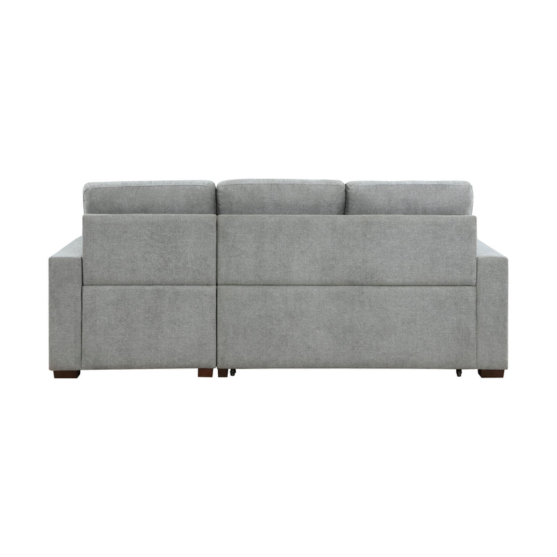 Waitsfield - (2)2-Piece Sectional with Right Chaise, Pull-out Bed and Hidden Storage