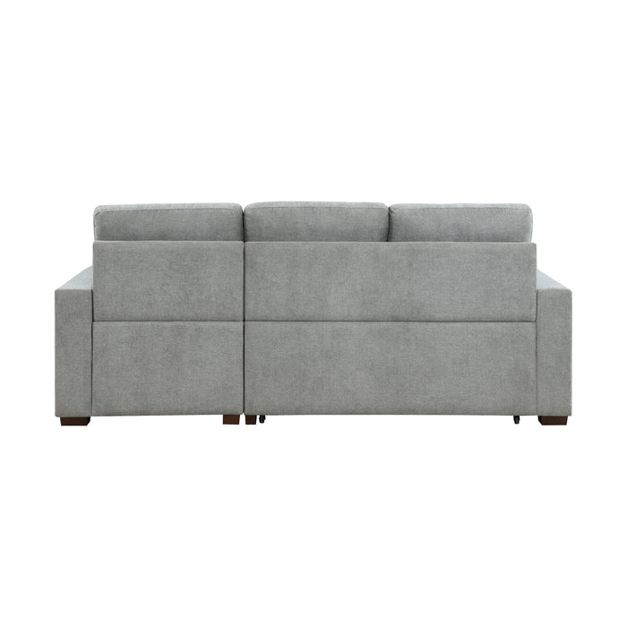 Waitsfield - (2)2-Piece Sectional with Right Chaise, Pull-out Bed and Hidden Storage