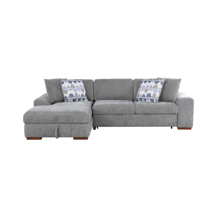 Raife - (3)3-Piece Sectional with Left Chaise and Ottoman