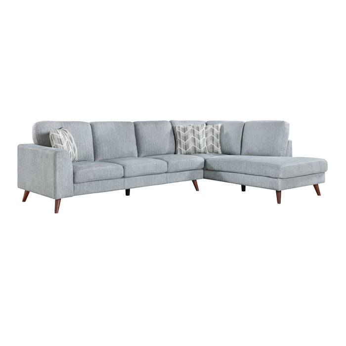Broadway - (2)2-Piece Sectional with Right Chaise