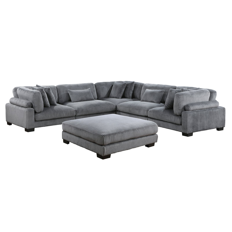 Traverse - (6)6-Piece Modular Sectional with Ottoman