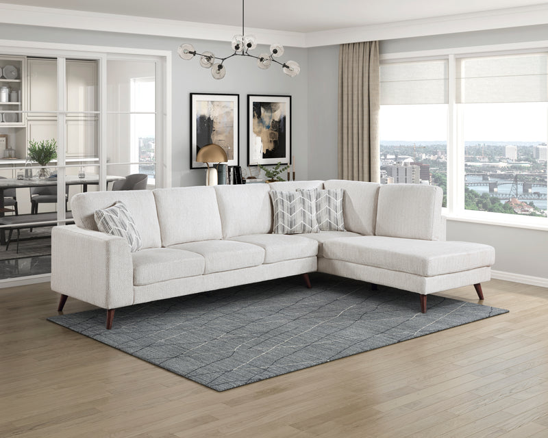 Broadway - (2)2-Piece Sectional with Right Chaise