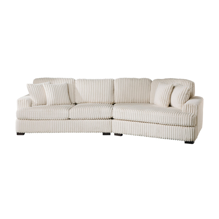 Warwick - (2)2-Piece Sectional with Right Cuddler