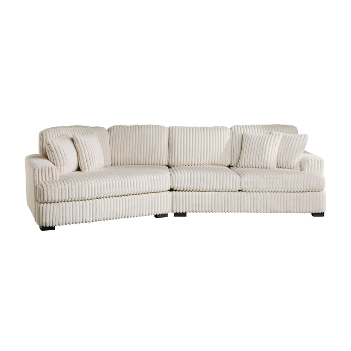 Warwick - (2)2-Piece Sectional with Left Cuddler