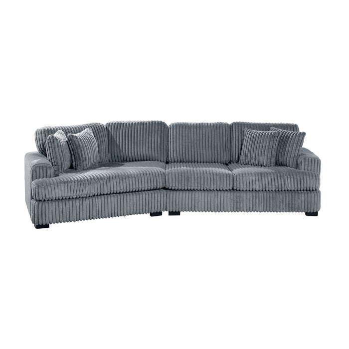 Warwick - (2)2-Piece Sectional with Left Cuddler