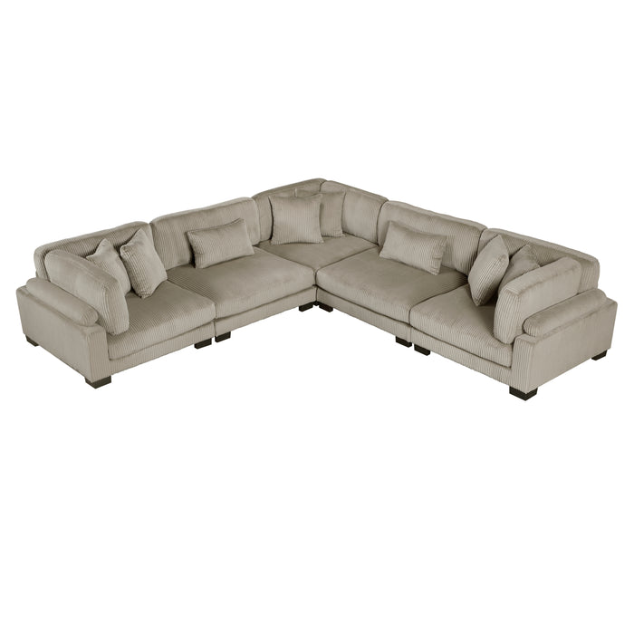Traverse - (5)5-Piece Modular Sectional
