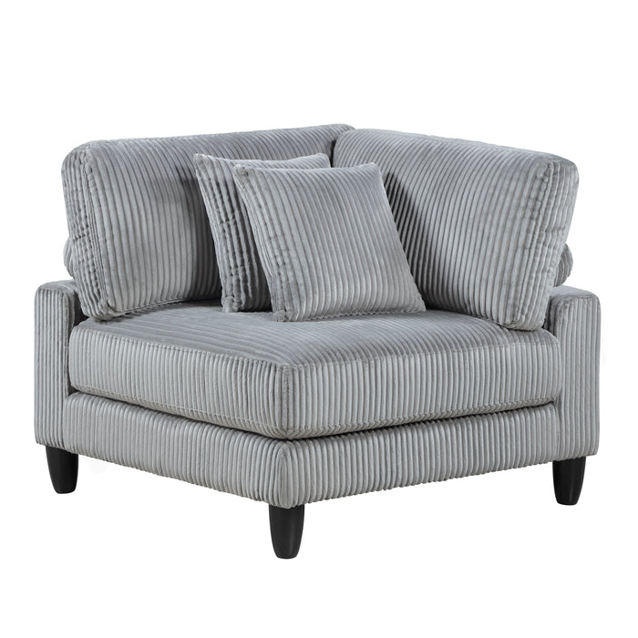 Robstown - (5)5-Piece Modular Sectional with Ottoman