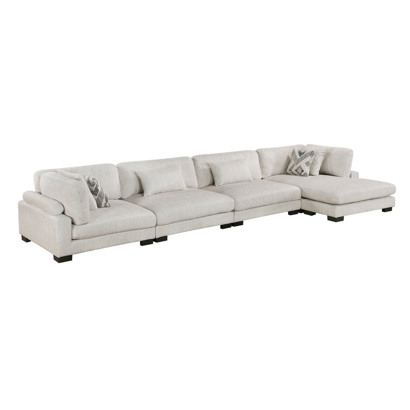 Tinley - (4)4-Piece Modular Sectional with Chaise