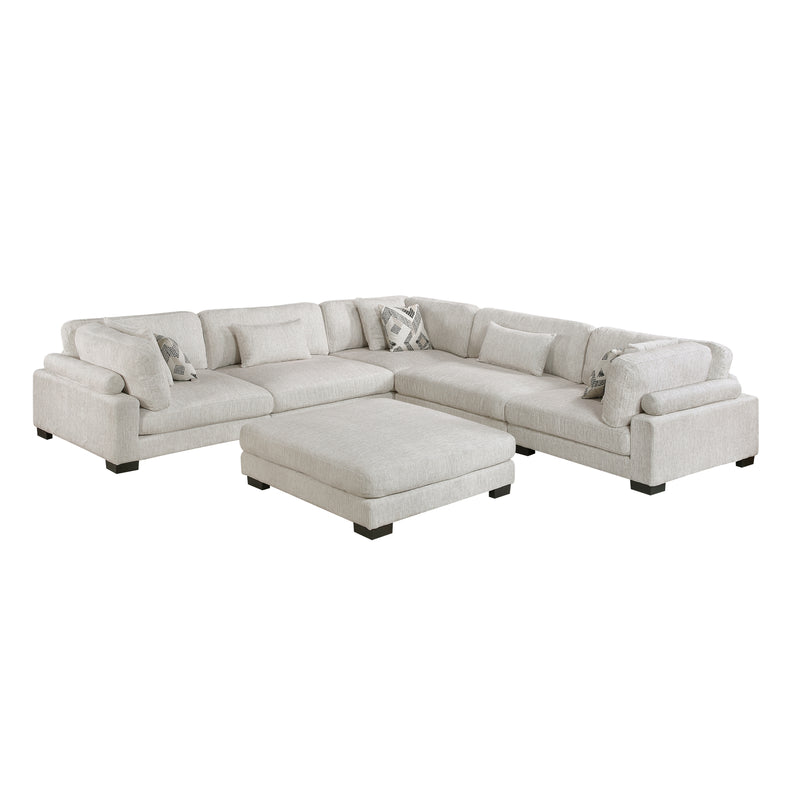 Tinley - (6)6-Piece Modular Sectional with Ottoman
