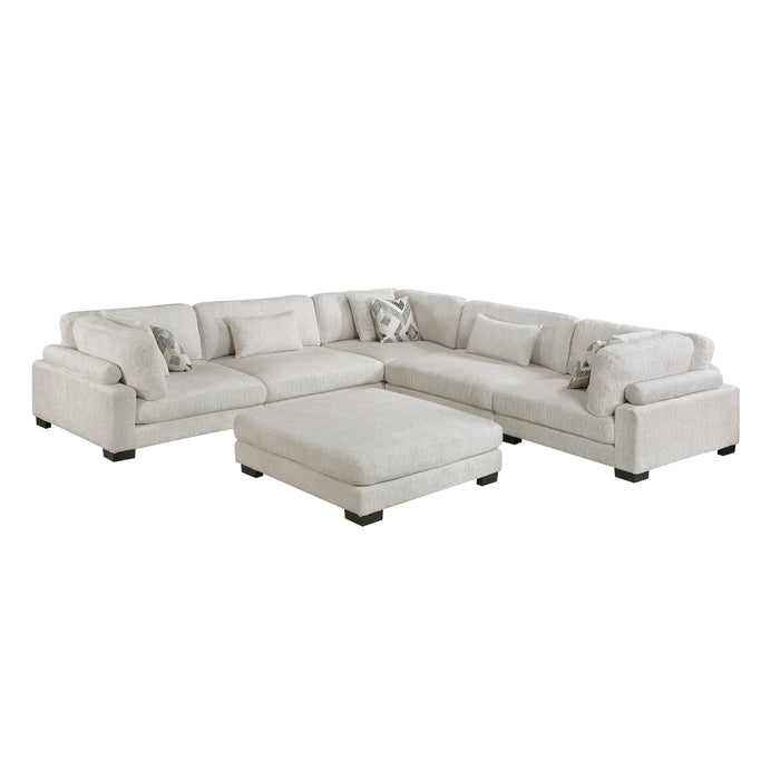 Tinley - (6)6-Piece Modular Sectional with Ottoman