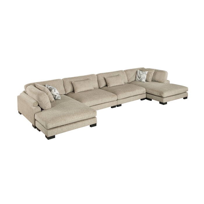 Tinley - (4)4-Piece Modular Sectional with Chaise