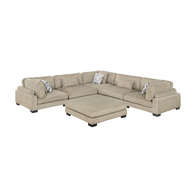 Tinley - (6)6-Piece Modular Sectional with Ottoman