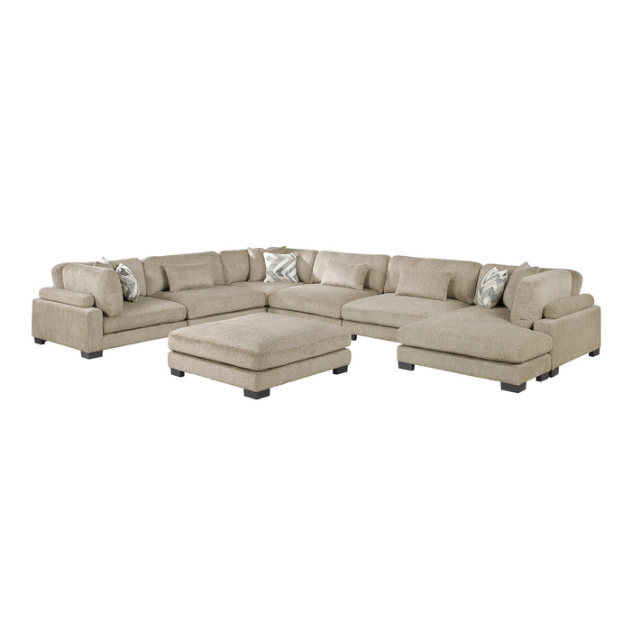Tinley - (7)7-Piece Modular Sectional with Ottoman