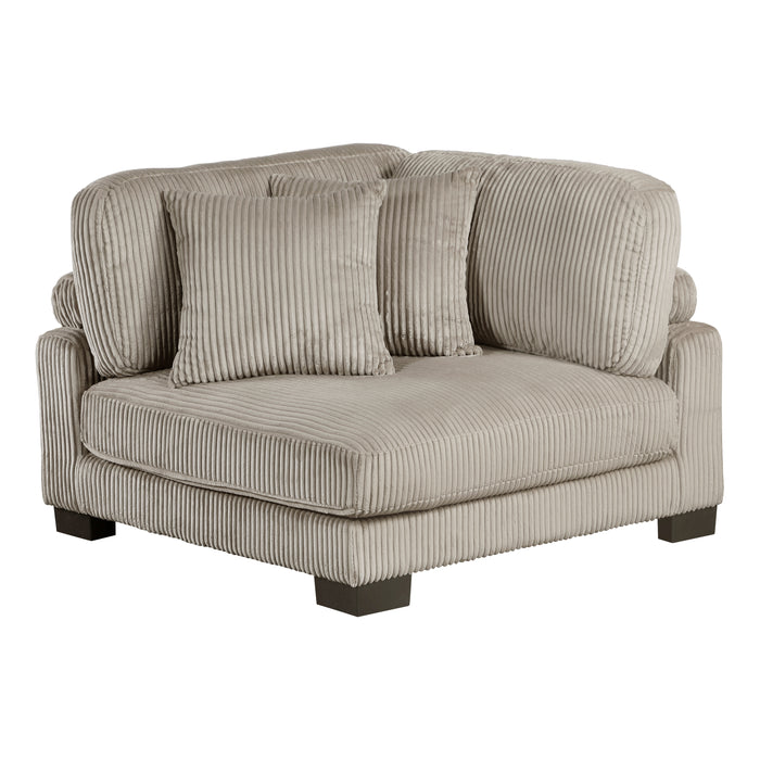 Traverse - (4)4-Piece Modular Sectional with Ottoman