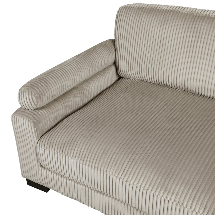 Traverse - (4)4-Piece Modular Sectional with Ottoman