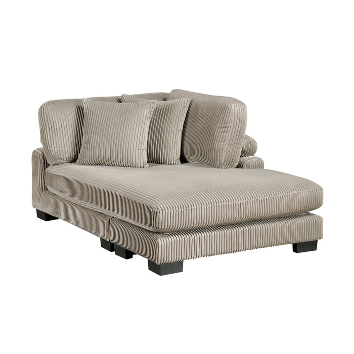 Traverse - (4)4-Piece Modular Sectional with Reversible Chaise and Ottoman