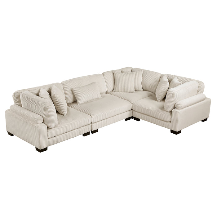 Traverse - (4)4-Piece Modular Sectional