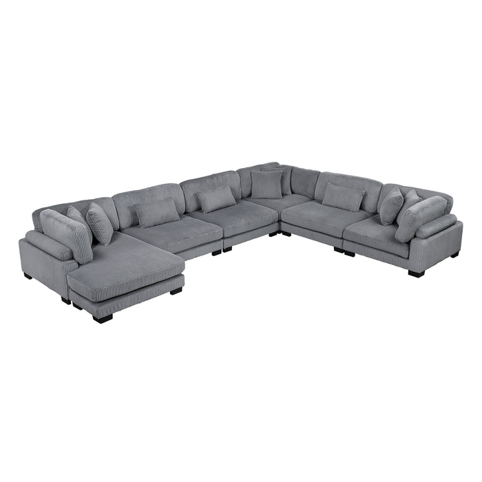Traverse - (6)6-Piece Modular Sectional with Reversible Chaise