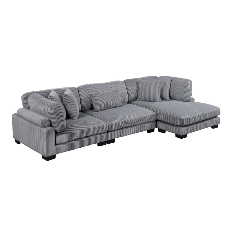 Traverse - (3)3-Piece Modular Sectional with Reversible Chaise