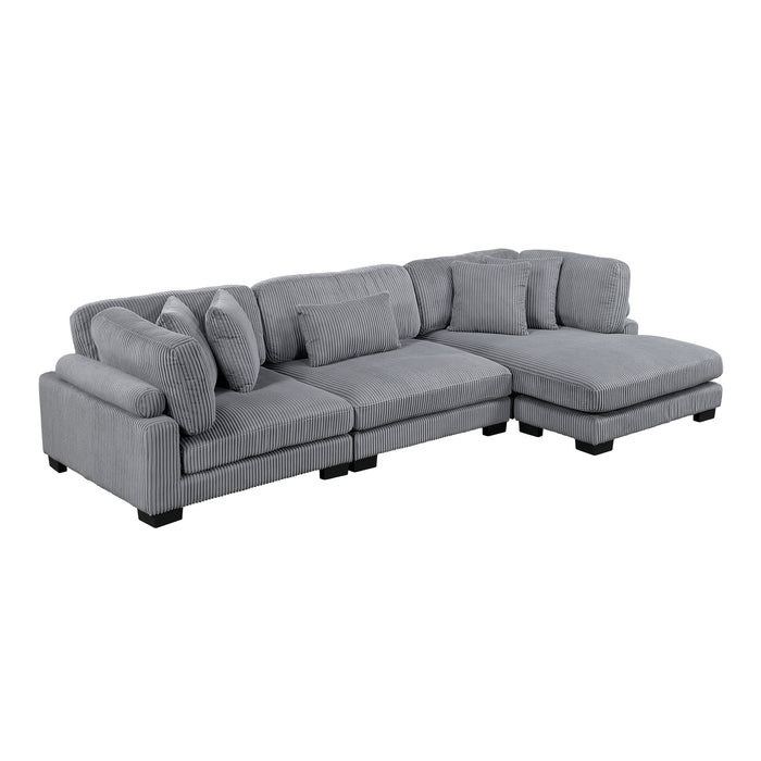 Traverse - (3)3-Piece Modular Sectional with Reversible Chaise