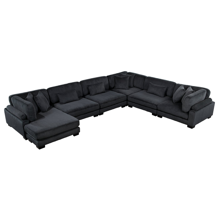 Traverse - (6)6-Piece Modular Sectional with Reversible Chaise