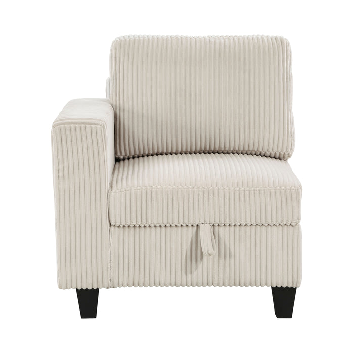 Walterboro - (7)7-Piece Sectional with Storage, Storage Pouches and Charging Ports