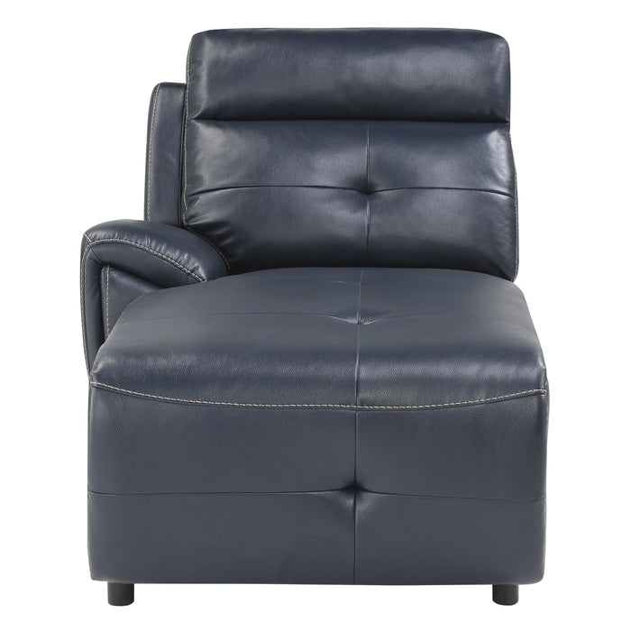 Avenue - (5)5-Piece Modular Reclining Sectional with Left Chaise