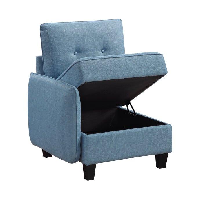 Garren - (5)5-Piece Sectional with Storage